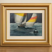 Tableau Aquarelle Marine –