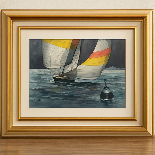 Tableau aquarelle marine - marine, –