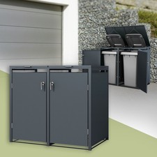 Abri pour 2 poubelles 240L