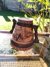 Beau vase en FAIENCE DE CIBOURE  M.David Grès Basque XXème