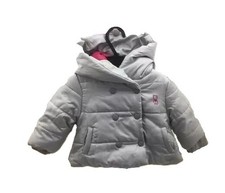 Obaïdi.blouson gris argenté