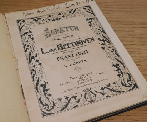 Album partitions ancienne - album,