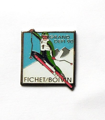Rnt pin ski grand défi - pin's,
