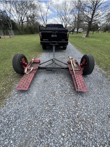 Used car tow - car, w/straps