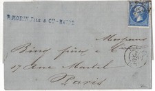 REF A100-6-N°:22 VARIETE ( NAPOLEON III FUMANT UNE PIPE) le Havre / paris 1867