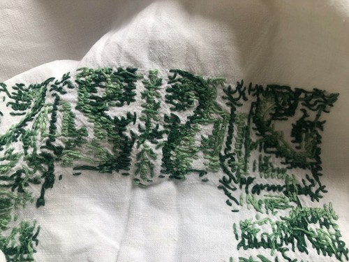 Ancienne nappe lin - ancienne, en