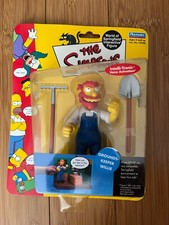 Neuf en Boîte Playmates Interactif The Simpsons Séries 4 Jardinier Figurine Wos