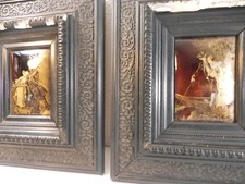 Rare paire de gravures plaques