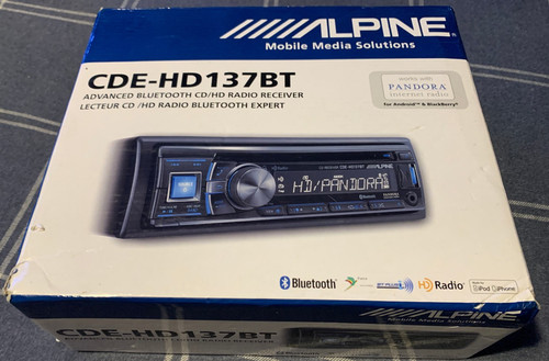 Alpine cde hd137bt car - alpine, cd