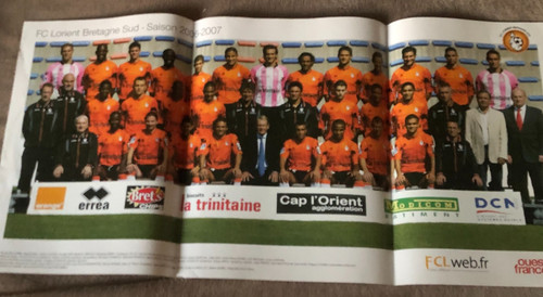 Poster affiche fc - affiche, lorient