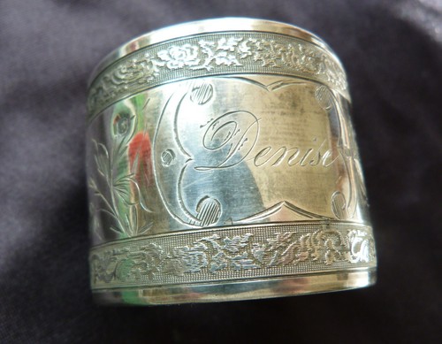 Rond serviette argent - de,