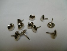 Clous de tapissier NICKELE  (lot de 70) POUR BANDE CLOUS FACTICES 11 mm.