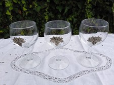Lot de 3 Verres à vin blanc