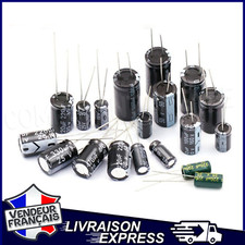 Lot condensateur chimique - lot,