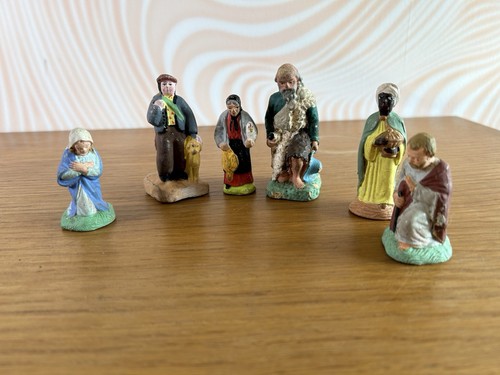 Lot santons devineau terre - santons,