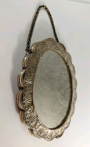 Miroir mural turc - mural, argent