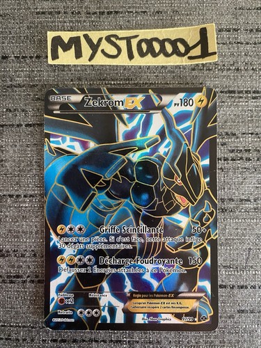Carte pokemon zekrom - pokemon, ex