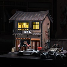 1:64 Voiture Garage Diorama Modèle DIY pour Miniature Scène Modèle Train