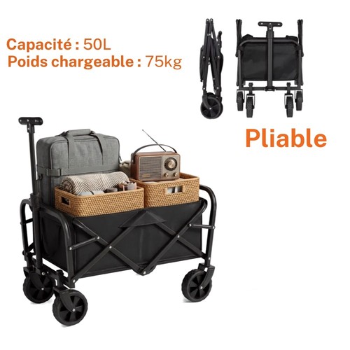 Chariot camping pliable 4 - camping,