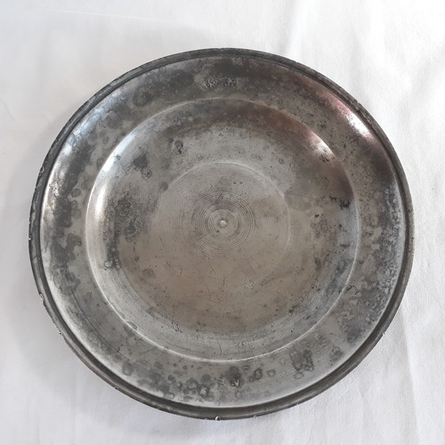 Assiette étain 1701 - assiette,