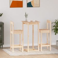Ensemble de Bar 3 pcs Bois de