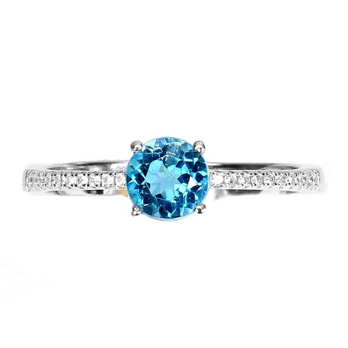 925 bague argent rond - 925, en