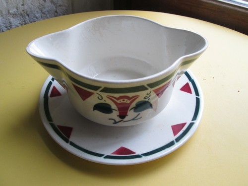 Art déco saucière - art,