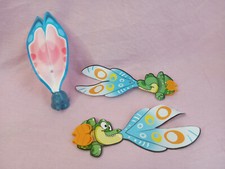 LOT FIGURINES JOUETS MAGIC KINDER SERIE UN 249 + NV 101 ANIMAL VOLANT