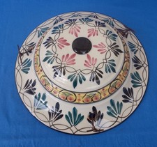 Ancienne Suspension En Faïence Saint-jean-de-bretagne Porte Plante