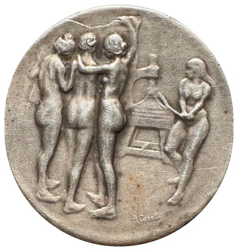 Médaille bronze argenté - bronze, "