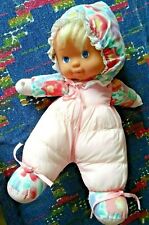 PL/ PELUCHE POUPEE TISSU ROSE FLEUR STYLE PUFFALUMP FISHER PRICE 42 CM  TBE