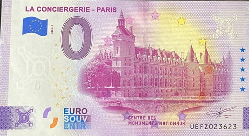 Billet euro conciergerie - 0,