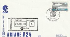 ESA Enveloppe 1988 Fusée