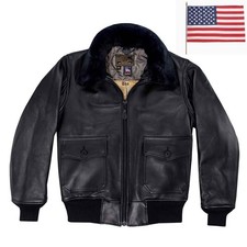 Blouson Aviateur NAVY G-1 FULL CUT NOIR COCKPIT USA Ex Avirex MADE IN USA