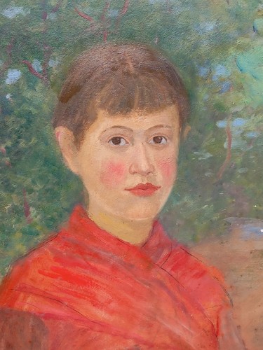 Jeune fille châle - jeune,