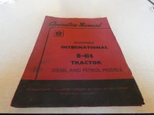Opérators manual tracteur