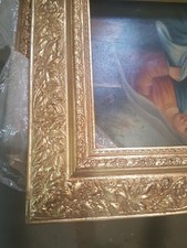 Wood Frame Gold X Cadre