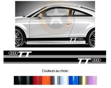 2 X BANDES RACING SPORT POUR AUDI TT QUATTRO JDM DRIFT AUTOCOLLANT STICKER BD593
