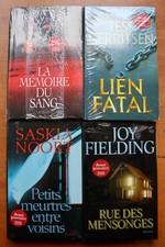 lot de quatre romans livres sous blister sélection du reader's digest