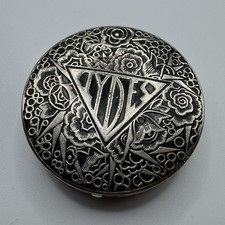 Poudrier ancien Art Deco