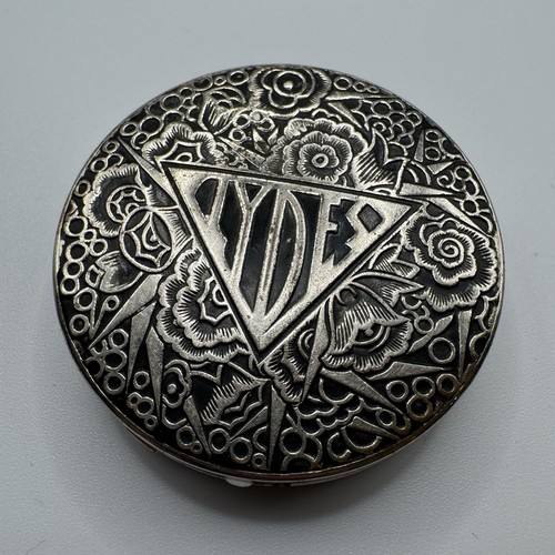 Poudrier ancien art - poudrier, deco