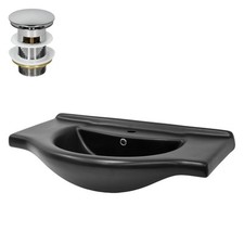 Lavabo intégré noir