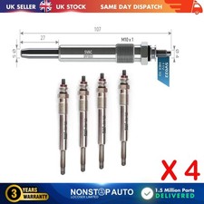 4X Bougies De Préchauffage Pour Fiat Scudo Ulysse Ducato 2.0 2.2 JTD 9623638380
