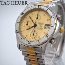 Montre chronographe TAG Heuer révisée or série 2000 TAG HEUER,16443