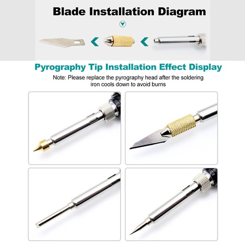 Kit pyrogravure embouts - 26,