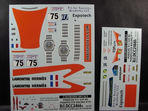 Decals porsche 911 gt3 - 1/24, rs