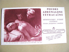Buvard publicité adrénalone - publicité,