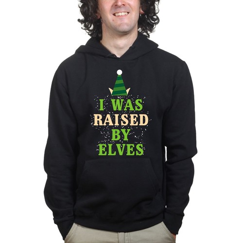 Raised elves christmas xmas - raised,