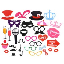  32 Pcs Wedding Dress Up Props