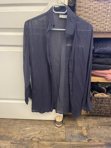 Chemise longue bleue - longue,